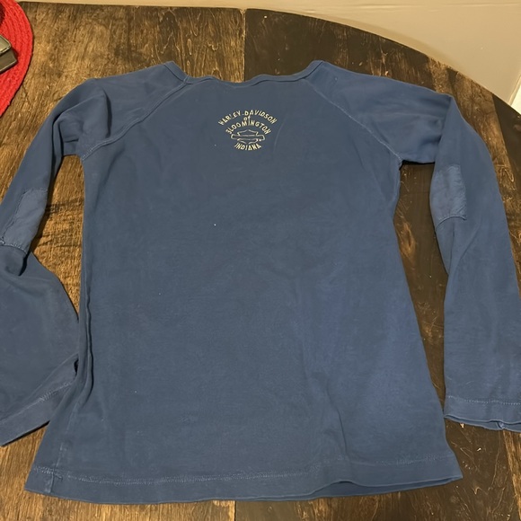 Harley Davidson long sleeve with patchwork elbows - size small used Bloomington - Picture 9 of 10